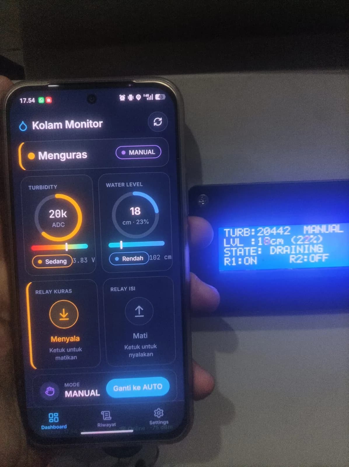 IoT Water Turbidity Monitoring