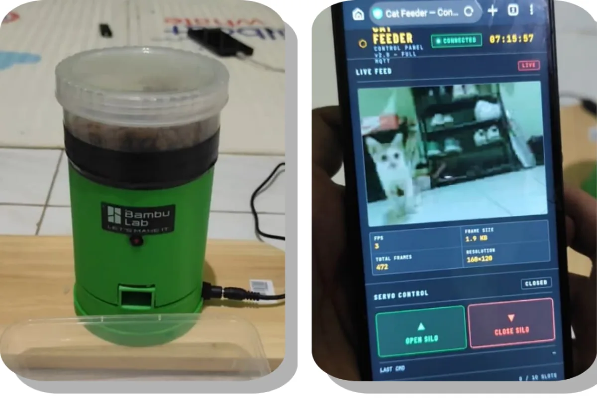 Smart cat feeder