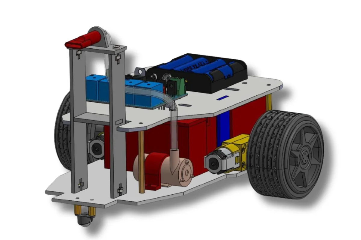 Mini Fire Fighter Robot